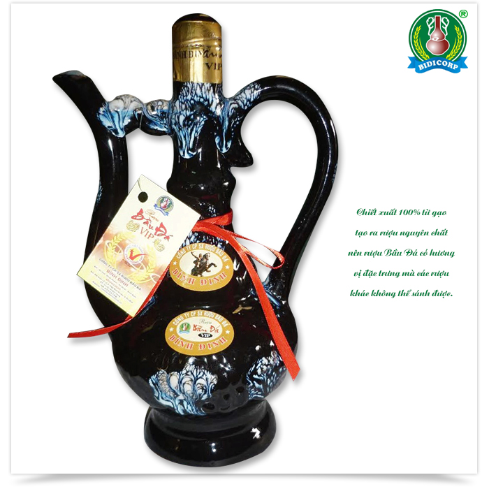 Chai sứ vòi ấm nhiều màu- 750ml - 47 độ