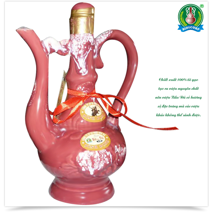 Chai sứ rồng nhiều ,màu- 750ml - 47 độ