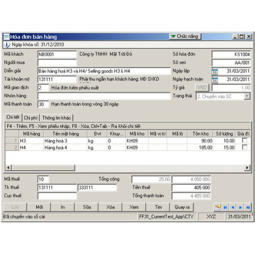 PHẦN MỀM HÓA ĐƠN TỰ IN