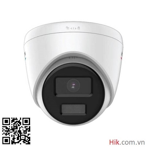 Thiết bị quan sát/ Camera IP bán cầu ColorVu HIKVISION DS-2CD1327G0-LUF (C) (2MP, 2.8mm, H.265+, tích hợp micro, khe cắm thẻ nhớ)