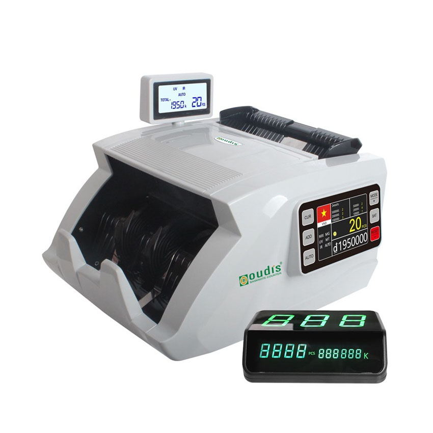 Máy đếm tiền OUDIS 9900 New (Kiểm tra tiền giả, siêu giả)
