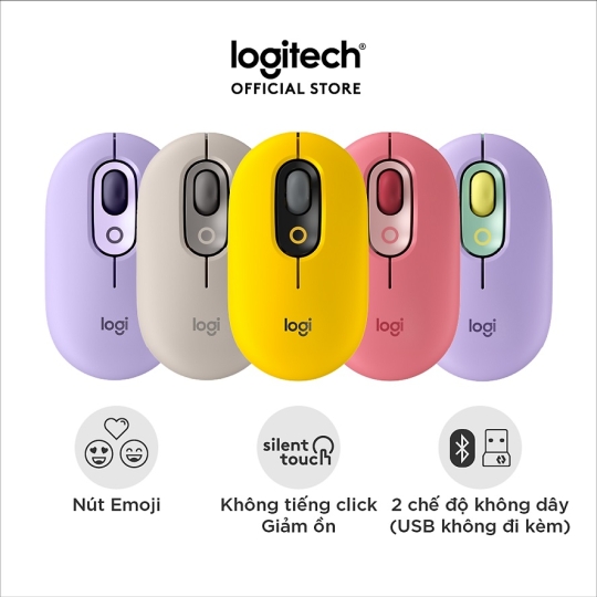 Chuột không dây bluetooth Logitech POP
