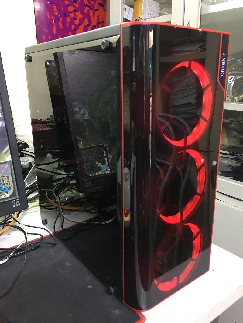 Bộ máy tính chơi game PUBG PC 2400-2500s Ram 8g ssd 120 card VGA có Lcd22 (Trọn bộ, tặng bộ bàn phím + chuột LED giả cơ hoặc tặng Bộ loa mini + USB wifi)
