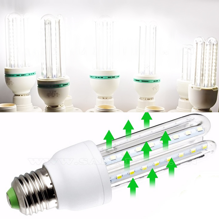 Bộ 2 Bóng đèn Led chữ U 24W Efficient siêu tiết kiệm điện