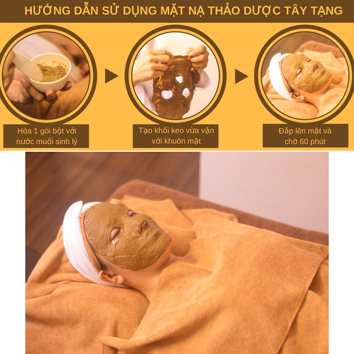Bột thảo dược đắp mặt dưỡng da BeU 150 gram