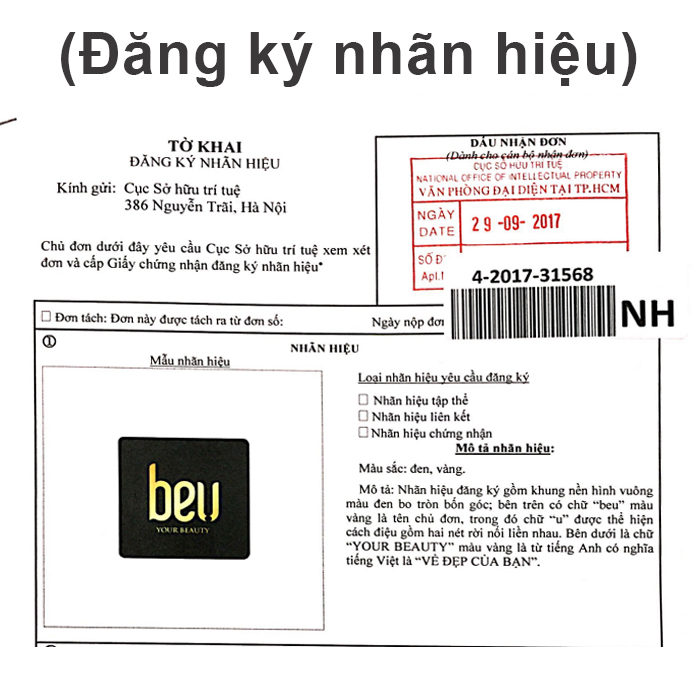 Bột thảo dược rửa mặt sạch mụn cám BeU 50gr