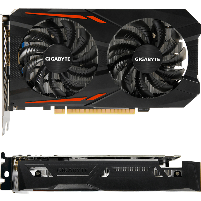 Card đồ họa rời VGA Gigabyte GeForce® GTX - 1050Ti N105TOC-4GD 4GB GDDR5 128Bit 2 Fan