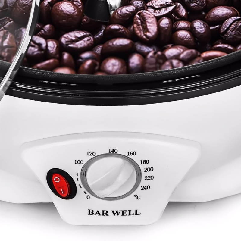 Nồi rang , chảo rang , máy rang , máy làm hạt cafe mini bằng điện tự động BAR WELL SCR-301 công nghệ Nhật Bản tiện lợi đa năng