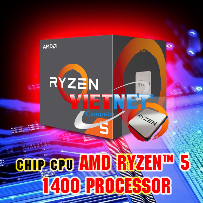 Máy tính chiến game VNGame 14X60 PC PRO GAMING RYZEN5 1400/ GTX 1060/8GB/500GB
