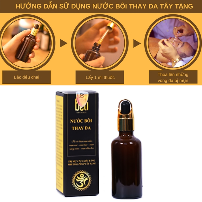 Nước bôi thay da, hết mụn, hết nám, tái tạo làn da BeU 50ml