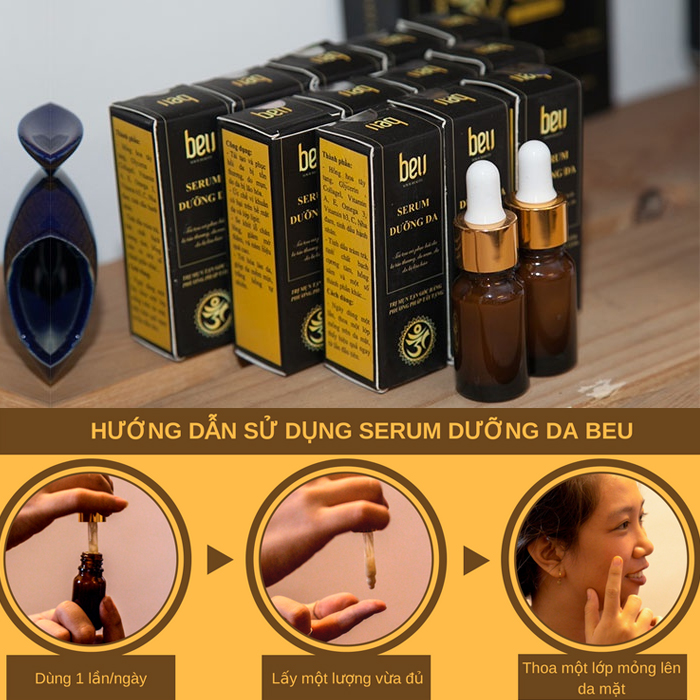 Serum dưỡng da, xoá nhăn, tái tạo da BeU 10ml