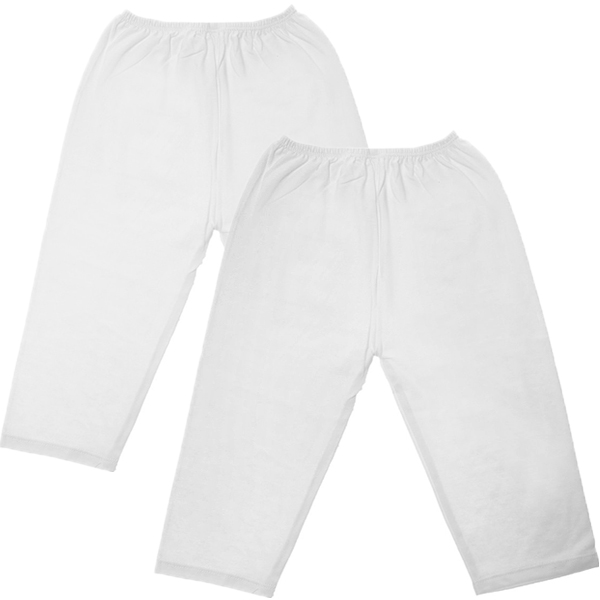 Bộ 5 quần dài trắng cotton Baby Q & N cho bé