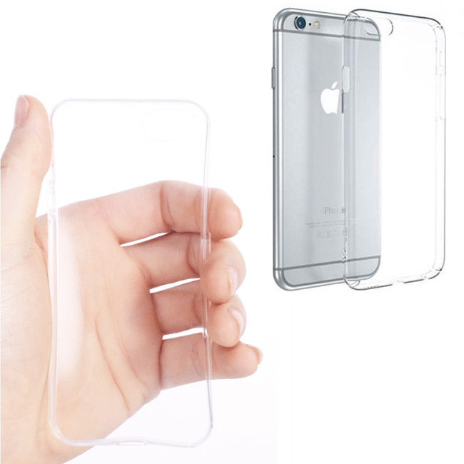 Bộ Miếng dán cường lực + Ốp lưng dẻo silicon cho iPhone 6 Plus/6S Plus