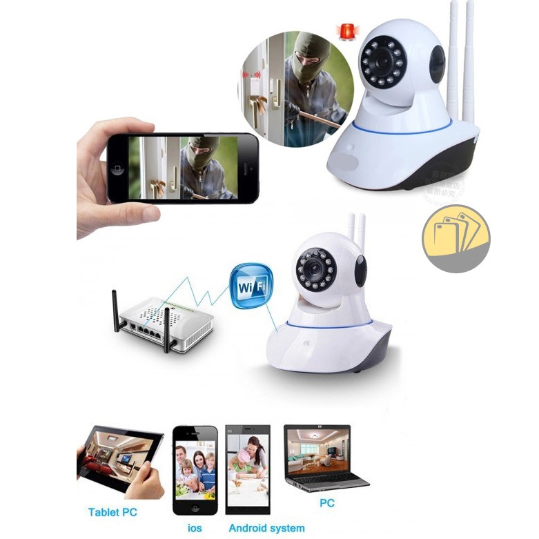 Camera IP Robo Wifi 2 anten Intelligent Yoosee cao cấp