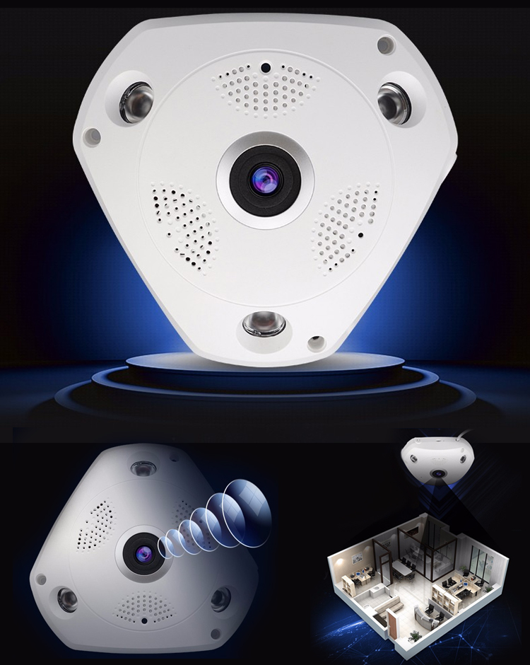 Camera IP Wifi VR CAM 3D Panoramic 360 độ toàn cảnh