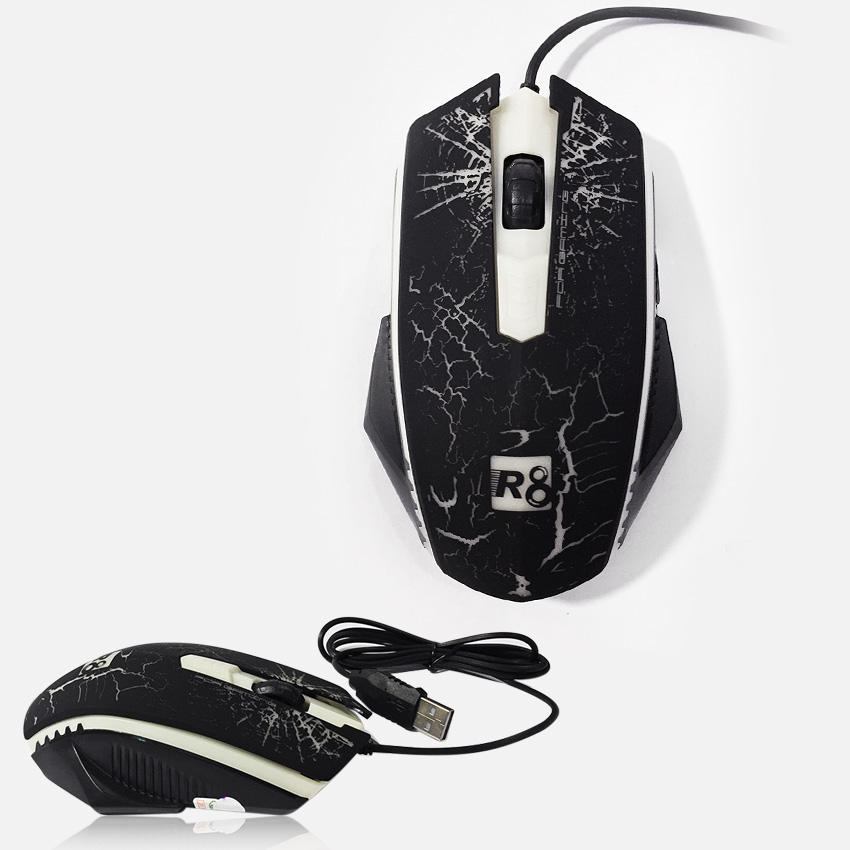 Chuột chuyên Game R8/1607 đèn Led tự chuyển màu