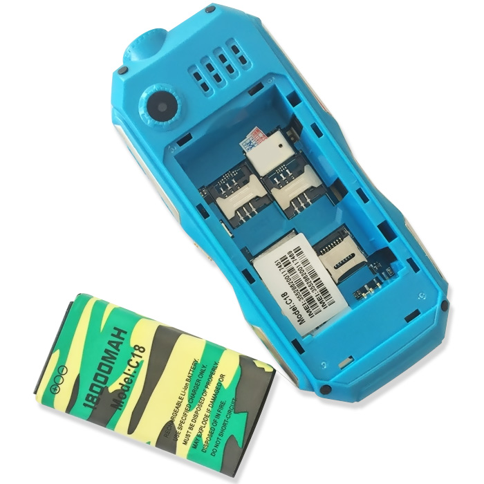 ĐTDĐ kiêm pin sạc dự phòng C18TV + đèn Led USB mini