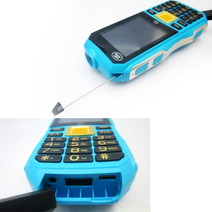 ĐTDĐ kiêm pin sạc dự phòng C18TV + đèn Led USB mini