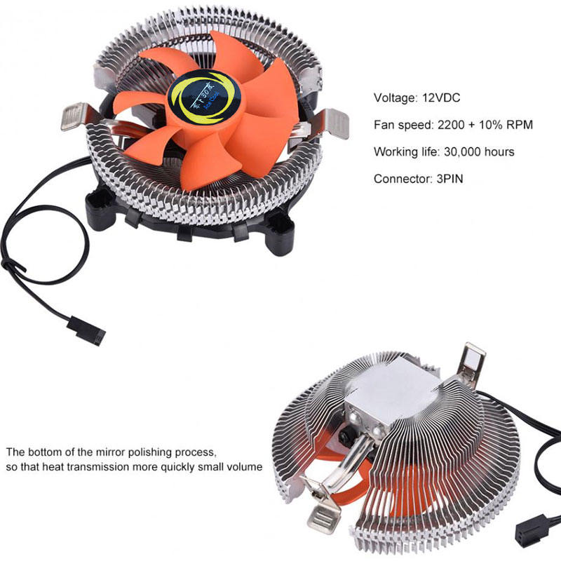 Fan tản nhiệt máy tính 12cm không đèn led