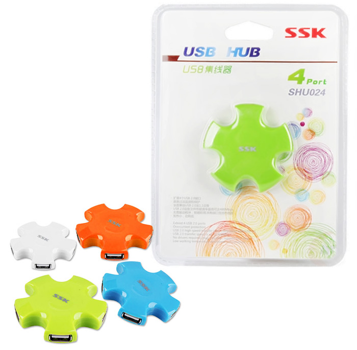 Hub USB chia 4 cổng SSK Shu024