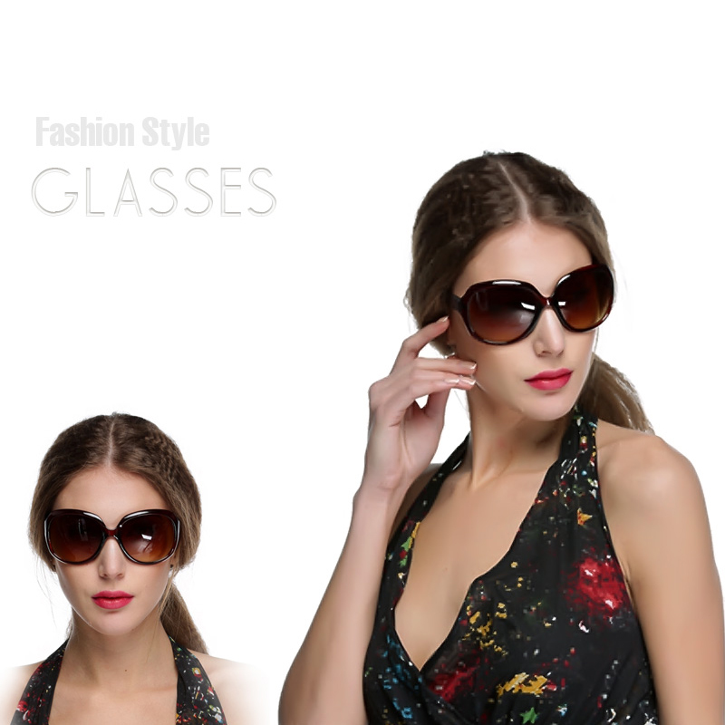 Kính mát nữ Glasses Style MK01 cao cấp (nâu)