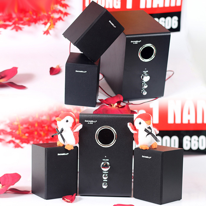 Loa vi tính 2.1 Soundmax A-850 (2 loa vệ tinh, 1 Loa Sub)
