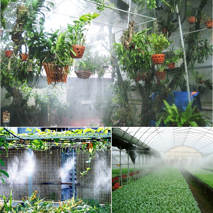 Bộ thiết bị phun sương 20m dây, 10 béc (chưa có máy bơm)