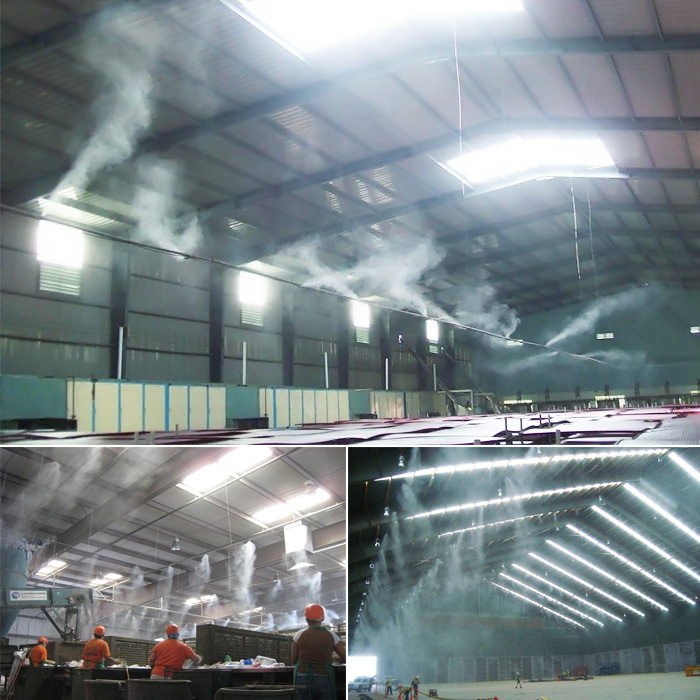 Bộ phun sương 100m dây, 30-35 béc, 1 cục lọc, 1 máy bơm (loại lớn, phun mạnh)