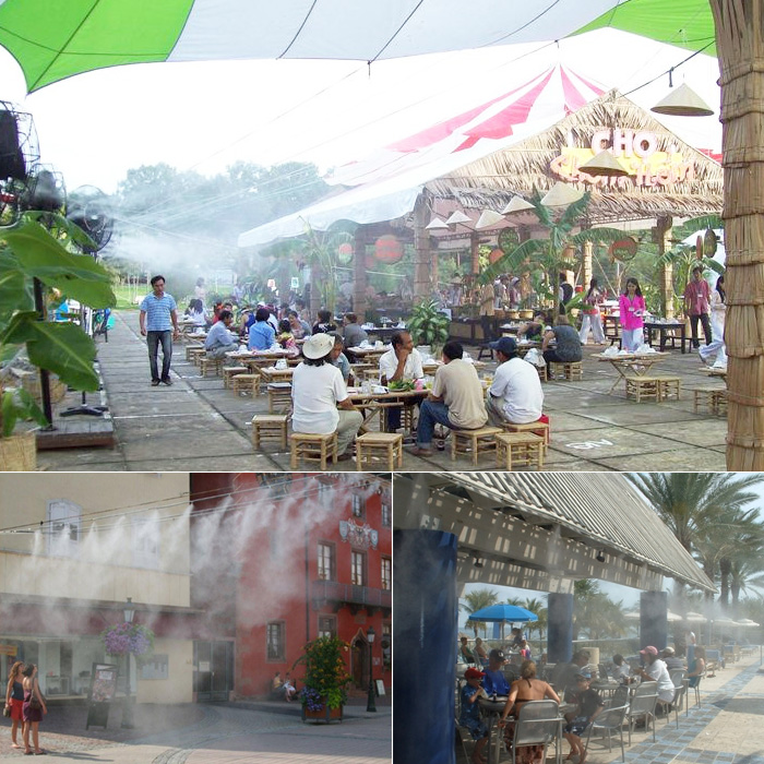 Bộ phun sương 100m dây, 30-35 béc, 1 cục lọc, 1 máy bơm (loại lớn, phun mạnh)