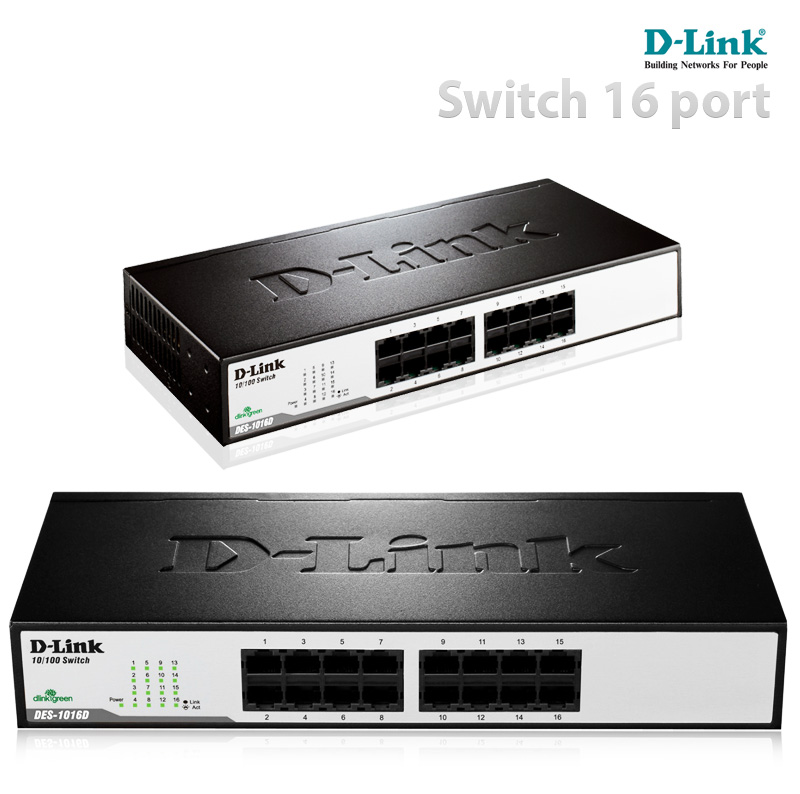 Switch D-link 16 cổng 10/100Mbps