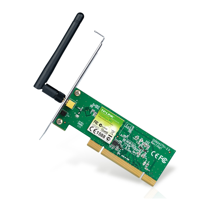 Card Wireless PCI TPLINK 751ND  CÓ AN TEN tốc độ 150Mbps