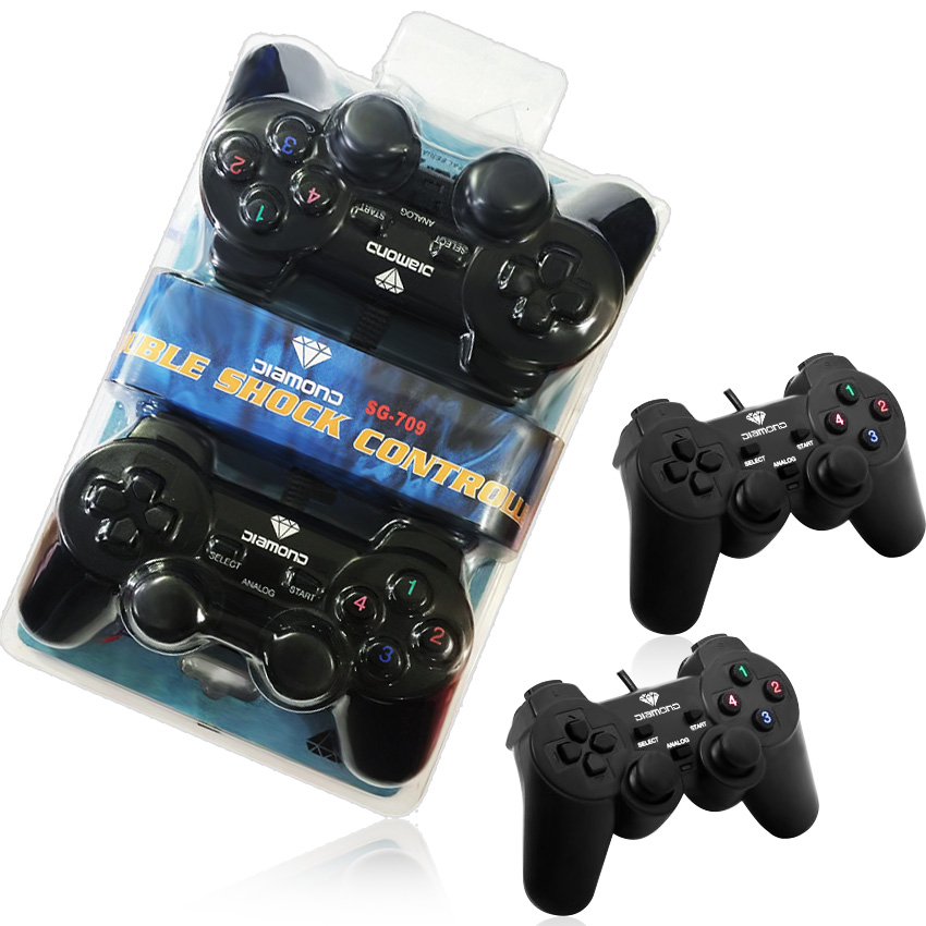 Bộ tay Game Đôi có rung USB 2.0