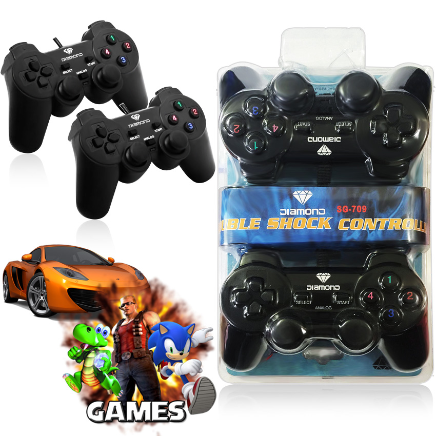 Bộ tay Game Đôi có rung USB 2.0