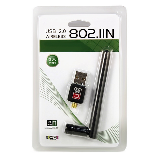 USB 2.0 Wireless 802.11N chuẩn N 300Mbps