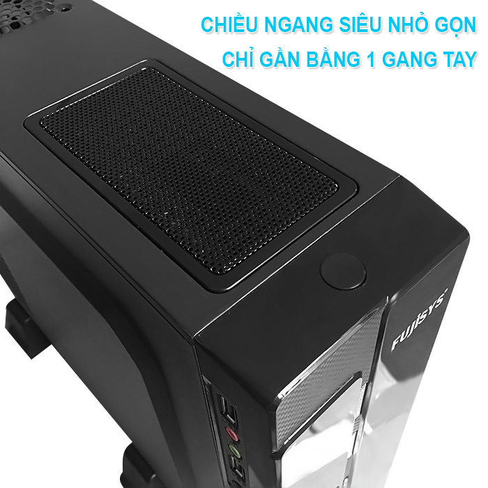 Vỏ case mini Fujisys F3 siêu nhỏ + nguồn 450W