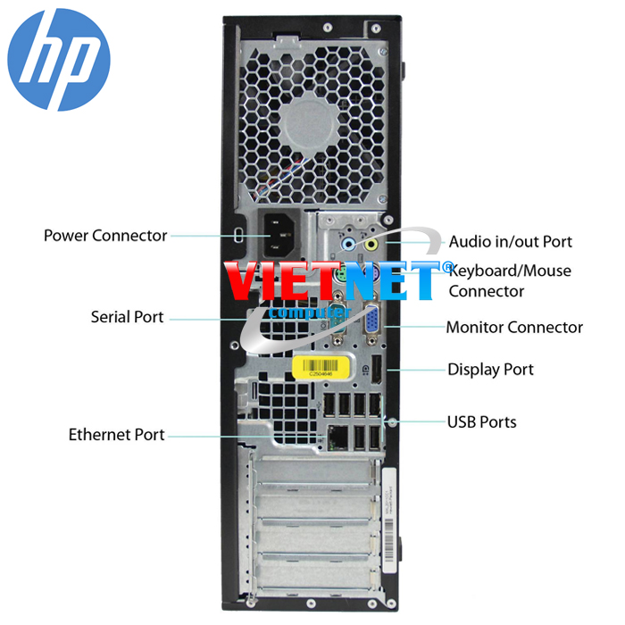 Máy Tính HP core i3-2100/2120 : 3.1gb => 3.3gb Ram 8GB HDD 1Tb (Tặng bàn phím, chuột, lót chuột)-Bảo hành 12 tháng