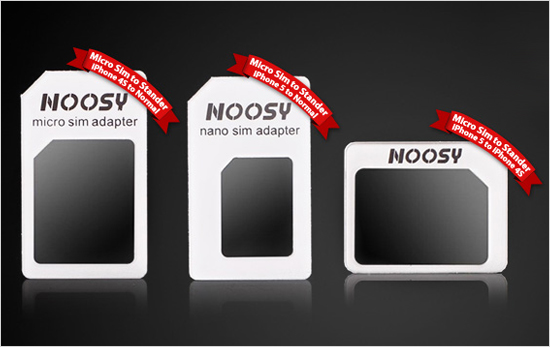 Bộ Adapter chuyển đổi Nano sim NOOSY