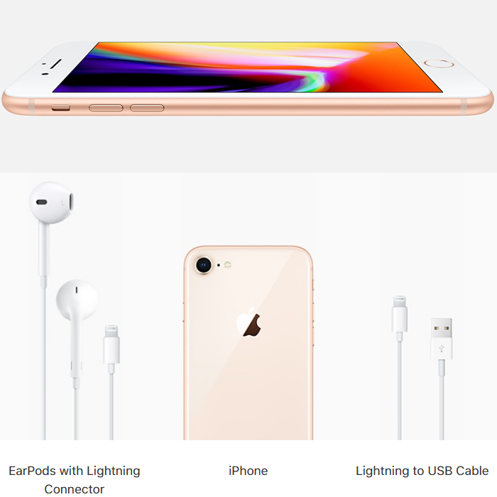 Apple iPhone 8 256GB Vàng Gold - Hàng nhập khẩu