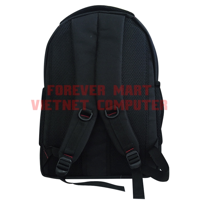 Ba lô laptop 2 ngăn phối kẻ xanh phong cách thể thao