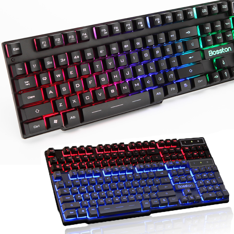 Bàn phím giả cơ Bosston Rdrags 803 đèn Led chuyên Game cực chất