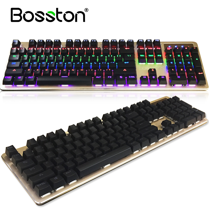Bàn phím cơ Bosston MK916 Fullsize 104 phím Led 7 màu siêu ngầu