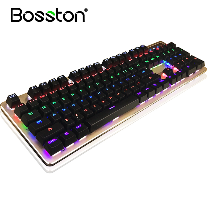 Bàn phím cơ Bosston MK916 Fullsize 104 phím Led 7 màu siêu ngầu
