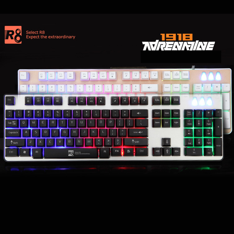 Bộ bàn phím giả cơ & chuột chuyên Game R8 1918 cao cấp