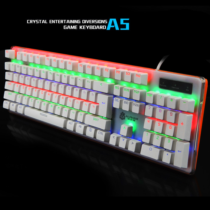 Bàn phím giả cơ  R8 A5 chuyên game Led 7 màu