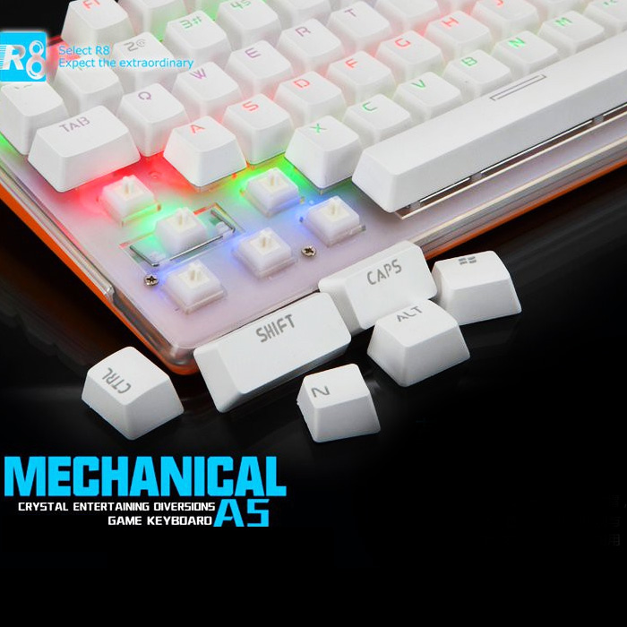 Bàn phím giả cơ  R8 A5 chuyên game Led 7 màu