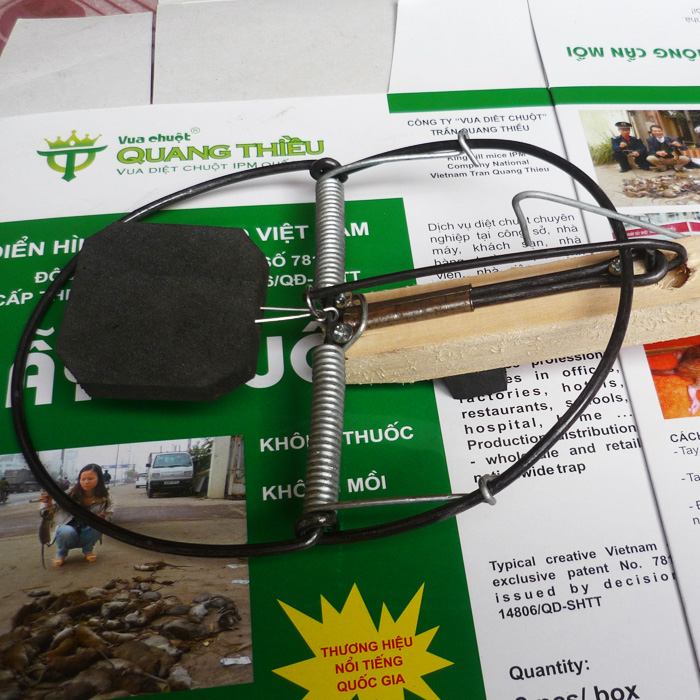 Bộ 2 bẫy chuột không mồi