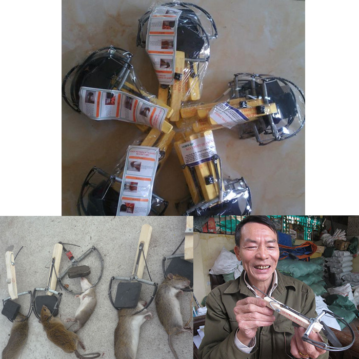 Bộ 4 bẫy chuột không mồi