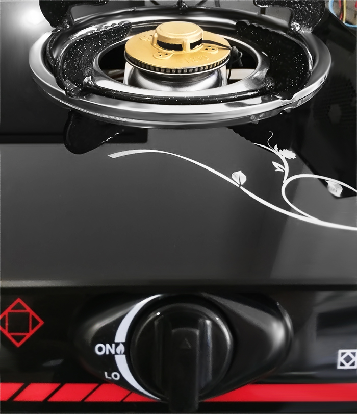 Bếp Gas đôi mặt kiếng Kim Cương KC-168