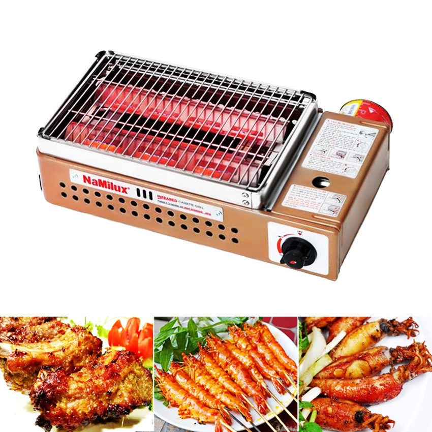 Bộ 5 bếp nướng Gas Hồng Ngoại NaMilux