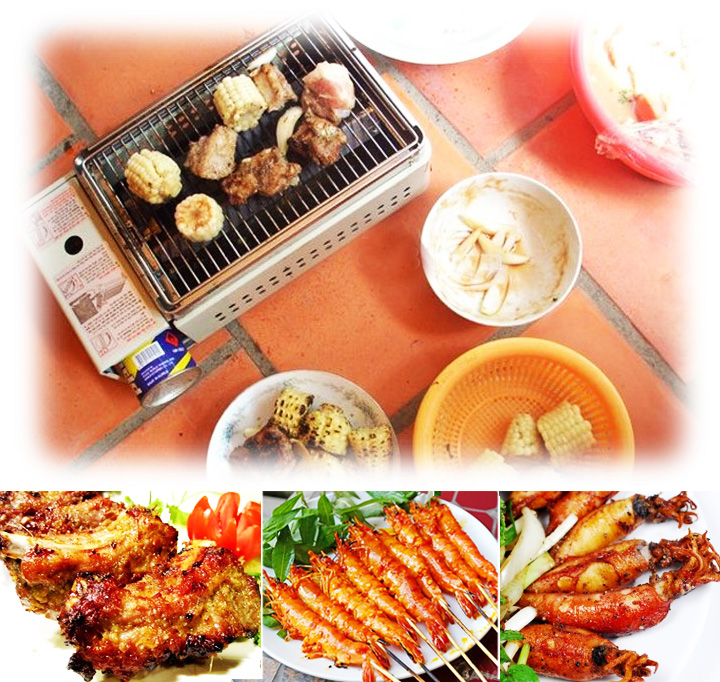 Bộ 5 bếp nướng Gas Hồng Ngoại NaMilux